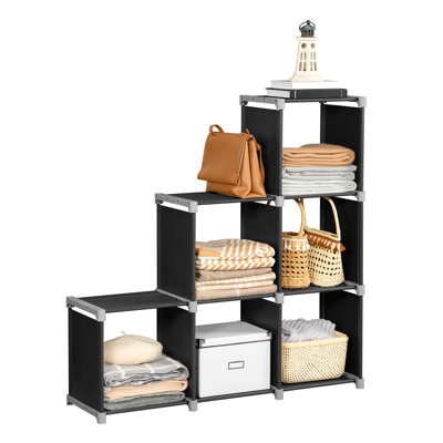 105 cm H x 30 cm W Steel Step Bookcase