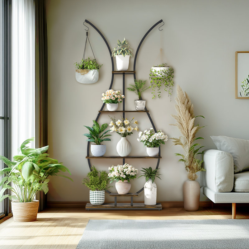 Vase Shape 5-Tier Plant Stand