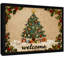 Cadre noir, arbre de Noël rétro, art mural ferme, impression de cadre festif-41138899