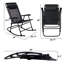 Ensemble de 2 chaises berçantes pliantes pour le patio-1277165559