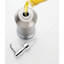iDesign Stainless Refillable Steel Hand Soap Dispenser, Brushed & Chrome Split Finish