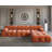 Cylar 104" Wide Velvet Reversible Modular L Shaped Sectional Sofa & Chaise with Ottoman-1453230688