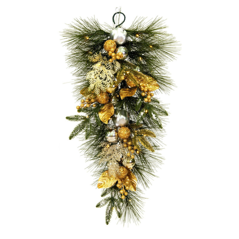 Lighted Faux Pine Swag