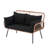 Outdoor Rattan Loveseat-202683578