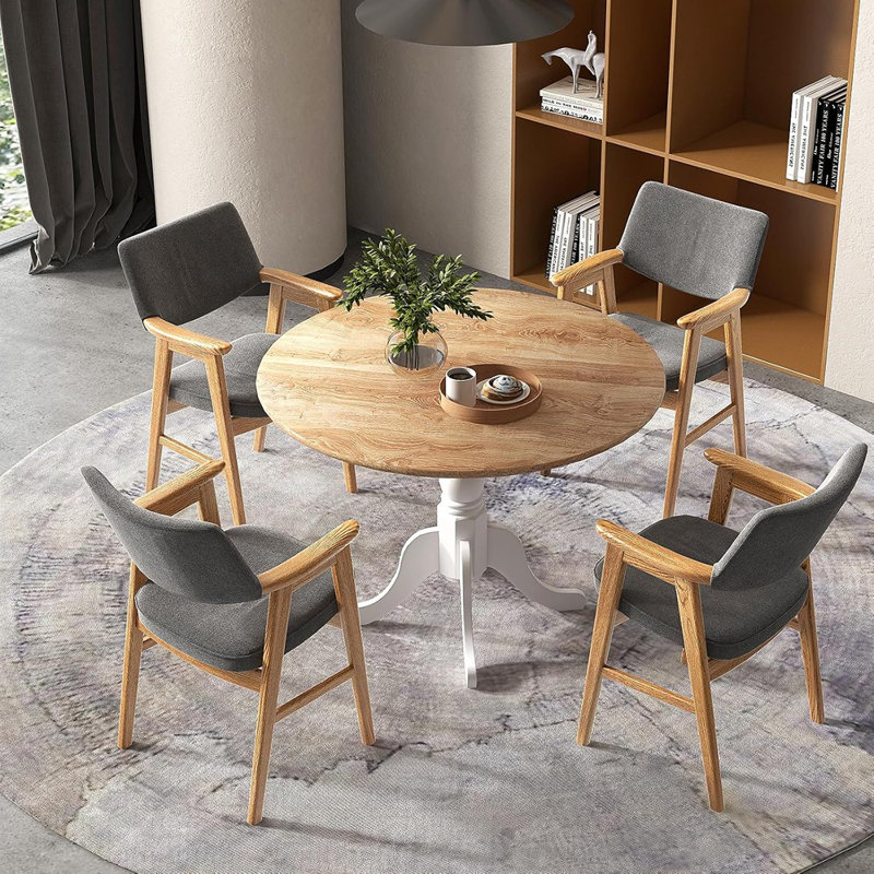 Table de salle à manger ronde Mid Mid Century Modern