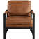 81Cm Wide Faux Leather Armchair