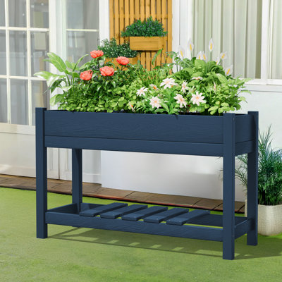 High-Density Polyethylene Elevated Planter