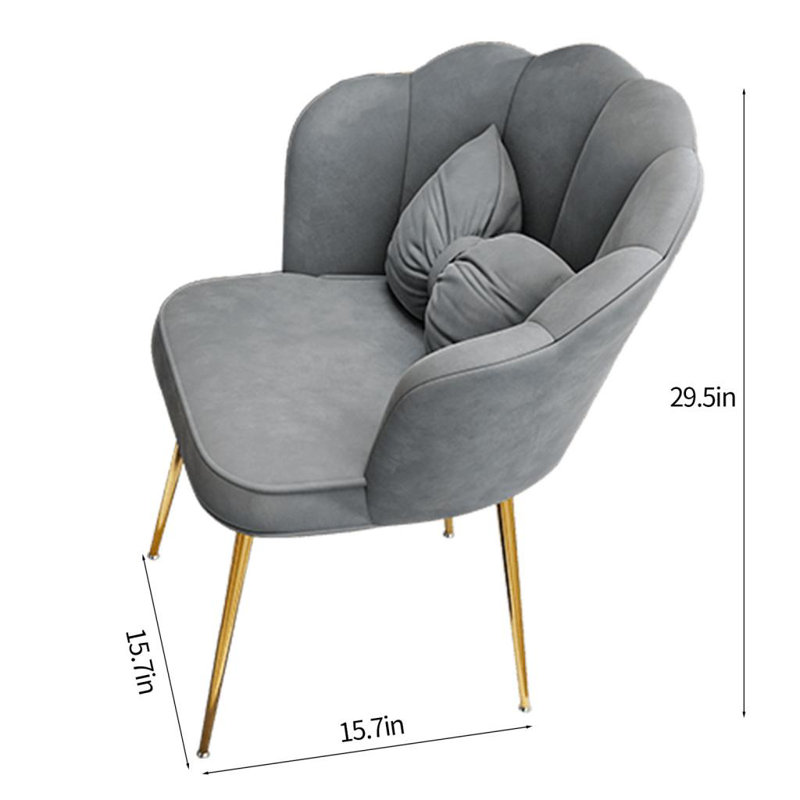 Chaise Sietse, Or, Gris