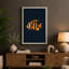 Geometric Fish Modern - Wrapped Canvas-345677085-345677082