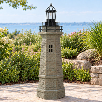 Phare d'extérieur à énergie solaire 35 po Brick