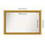 Townhouse Gold Non-Beveled Bathroom Wall Mirror-1016737400