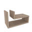 Renninger 45cm W Manufactured Wood Bedside Table-620852164