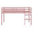 Twin Size Loft Bed – Ladder & Strengthened Slat Bed Platform-322923524