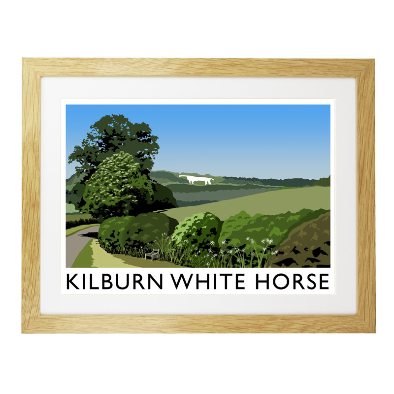 Richard O'Neil - Print, Oak Wood Frame, 33.5 cm H x 43.5 cm W x 2.2 cm D