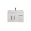 Ensemble de meuble-lavabo simple 35 po mural-67996156