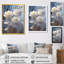 Art mural blanc, hiver, forêt rose, roses, salon-104687725-104687721