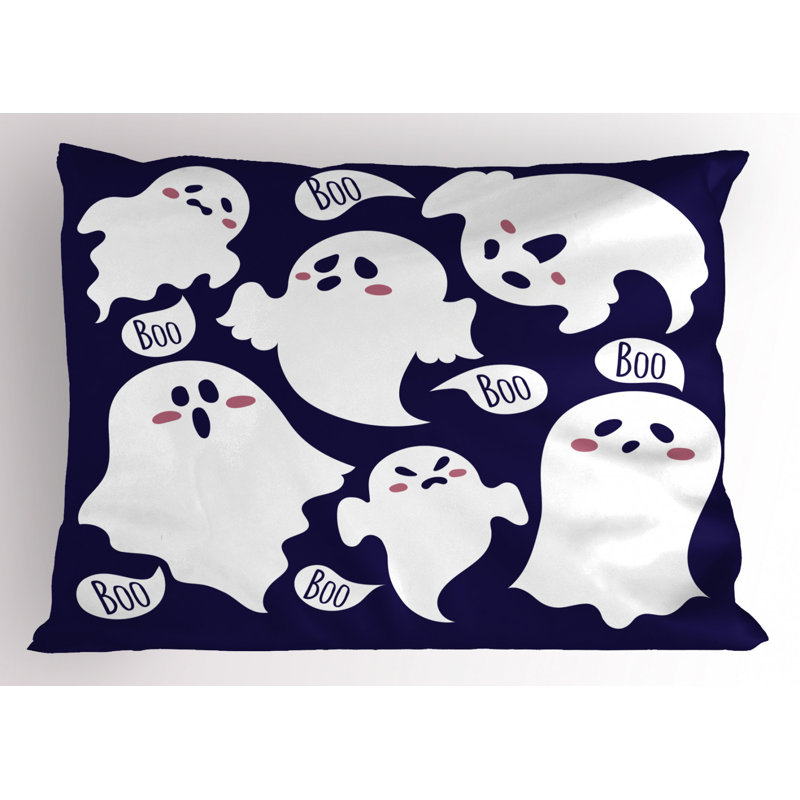 Ghost Polyester Sham, Twin