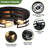 12.6 In. 3-light Farmhouse Black Flush Mount Ceiling Light  (2-pack)