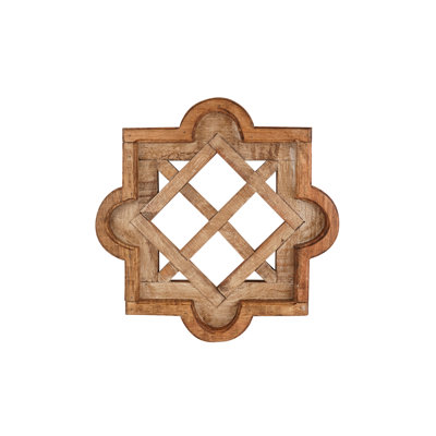 Handmade Farmhouse Abstract Wall Decor on Solid Wood