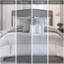 Ensemble d'édredon 7 pièces très grand gris, luxueux et doux pour un confort de sommeil ultime et un décor de chambre à coucher élégant-119068512-119068510