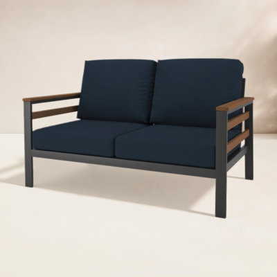 Townsend 55'' Wide Outdoor Loveseat with Sunbrella® Cushions