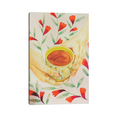 " L'heure Du Thé " by Sylvie Demers Painting Print