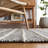 Tenafly Hand Loomed Wool/Cotton Southwestern Rug in Black/Ivory-932140703