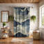 Rideau de douche Blue Swirls - Premium-670257279