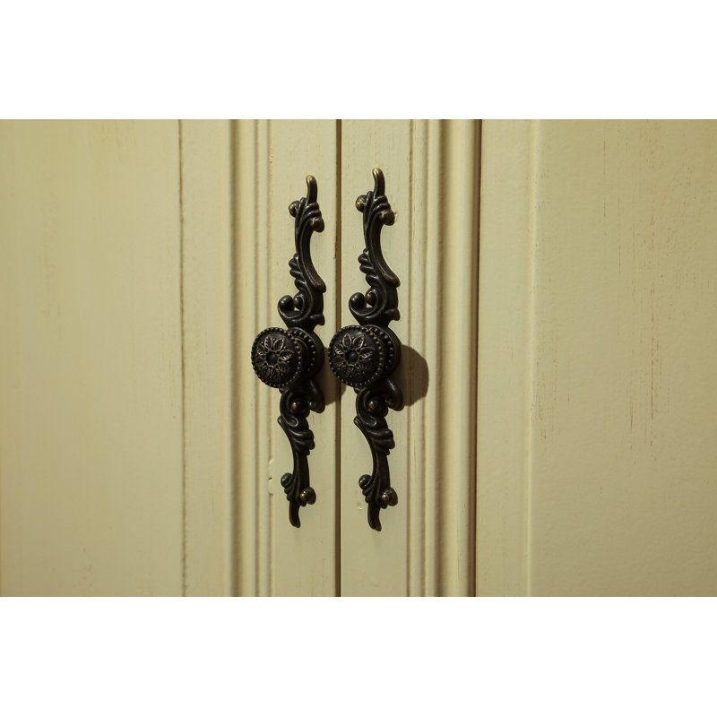 Ensemble de meuble-lavabo double 60 po Aurillac Pakrat, Crème