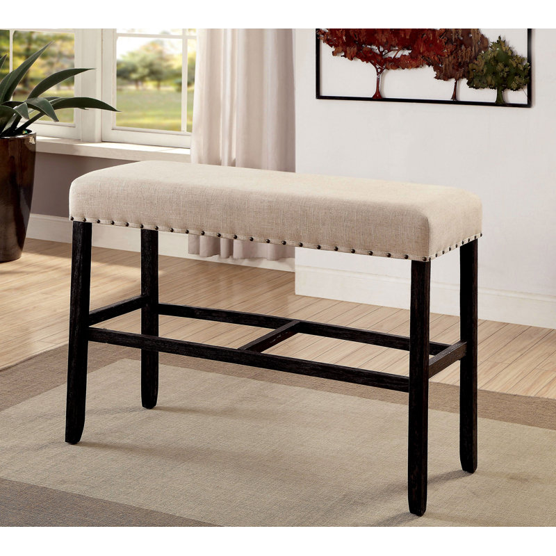 Banc recouverts de tissu d'ameublement