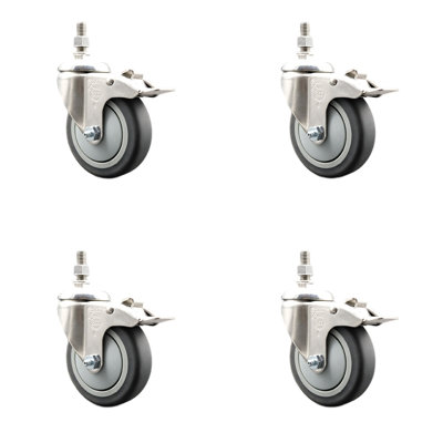 Thermoplastic Rubber Casters