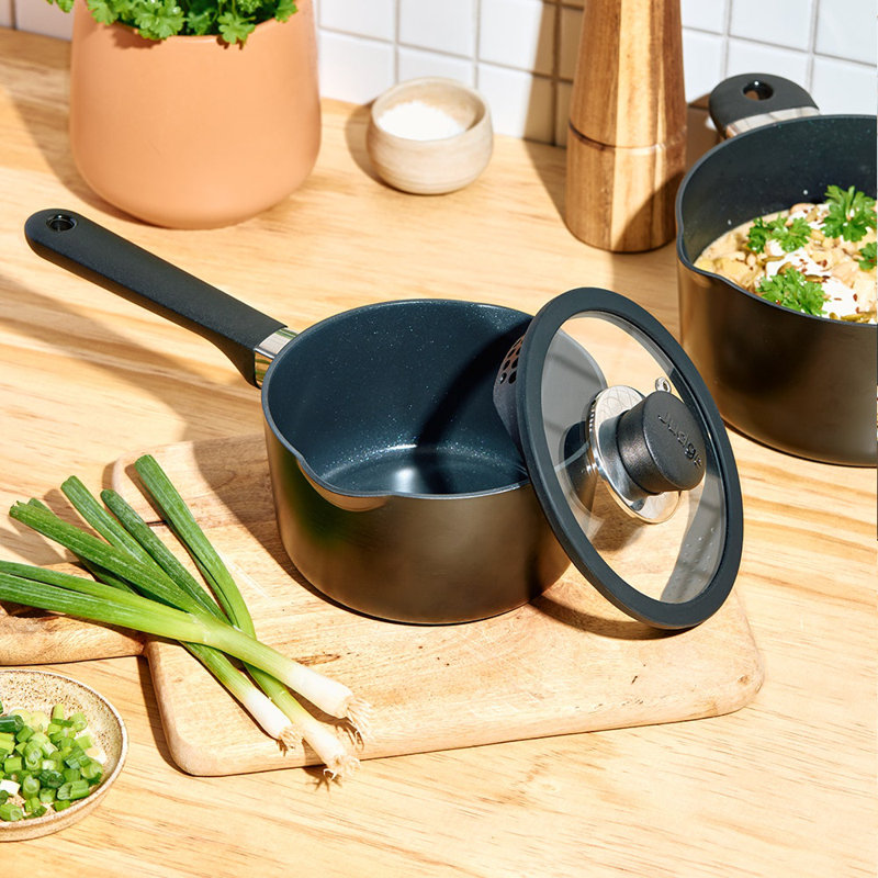 Judge Vista Ceramic, 18cm Draining Saucepan, 2.25L, 18Cm
