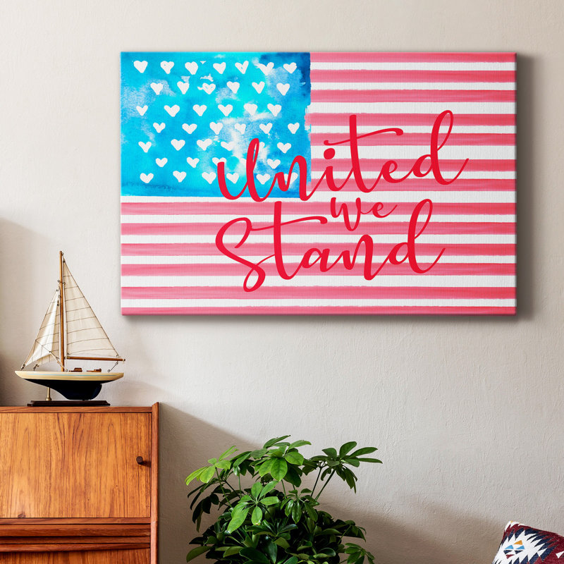 " United We Stand II ", 12" H x 8" W x 1" D