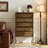 29.53"Brown Solid Wood Birch Five-Drawer Cabinet