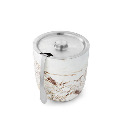 S'well Stainless Steel Triple-Layered Vacuum-Insulated Ice Bucket with Tongs