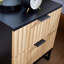 Ramsi 40cm W Manufactured Wood Bedside Table