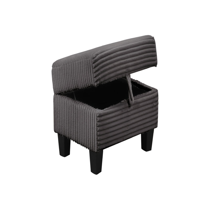 Canapé modulaire inclinable moderne en bois, Velours gris velours
