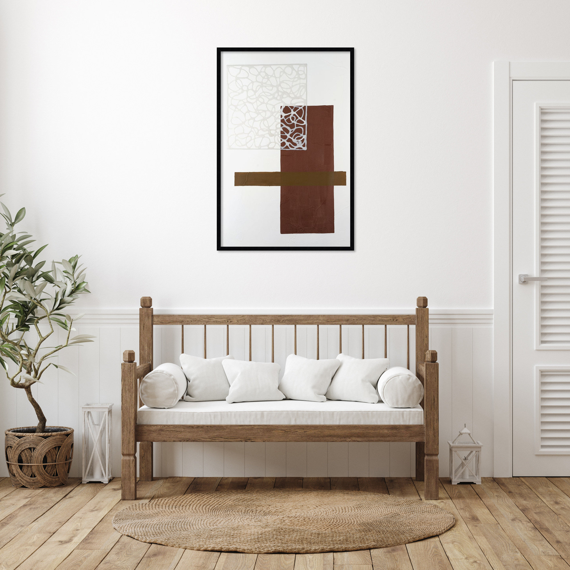 Nooks And Crannies IV by Finnerty Wood Framed Wall Art Print, Black, 41" H x 28" W