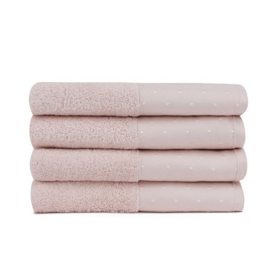 Ensemble de 4 serviettes 100% coton Ravinder