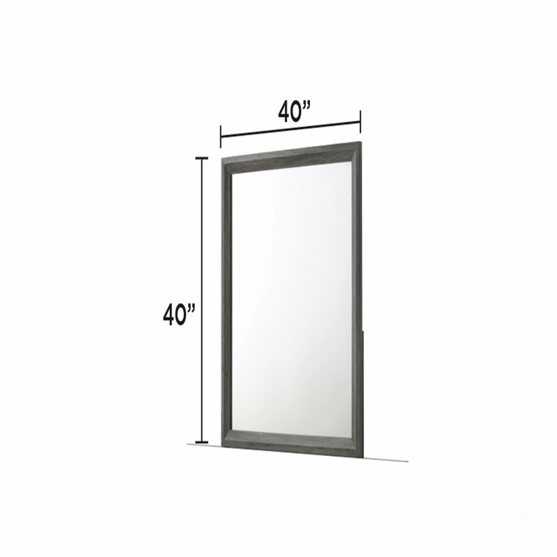 Miroir de style moderne en bois