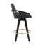 Tabouret de comptoir à hauteur fixe 26 "avec repose-pieds rond Whitacre-411689757-504861260