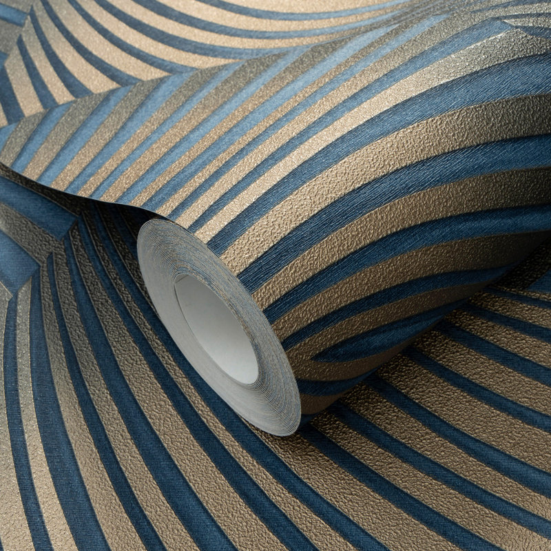 Papier peint sergé, Blue