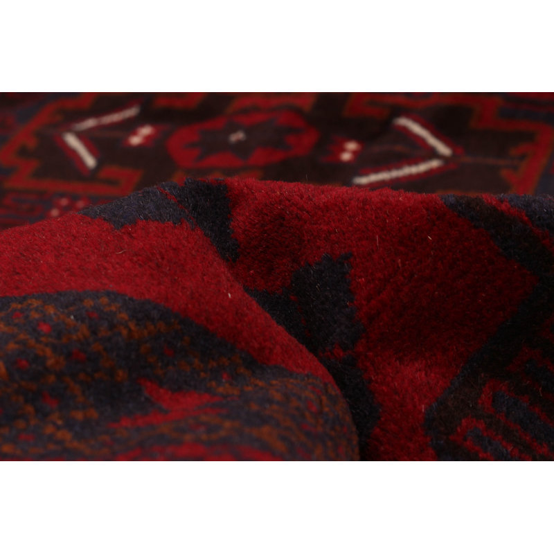 Tapis rouge Teimani 6 pi 1 po x 9 pi 4 po