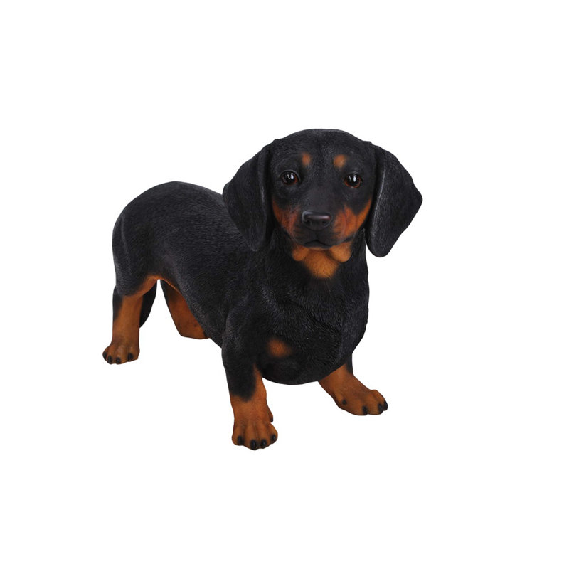 Figurine pour chien debout teckel