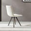 Ensemble de chaises de salle à manger de style Mid-Century moderne avec pieds en bois massif et coussin en tissu-129889680