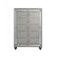 Commode argentée CHLOE GEMSTONE