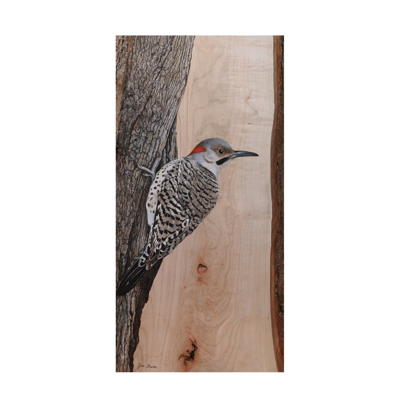 Art sur toile, "Caroga" par Jim Brune, H 47 po x l 24 po x P 2 po