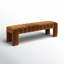 Banc en bois massif Kareem-2085182354