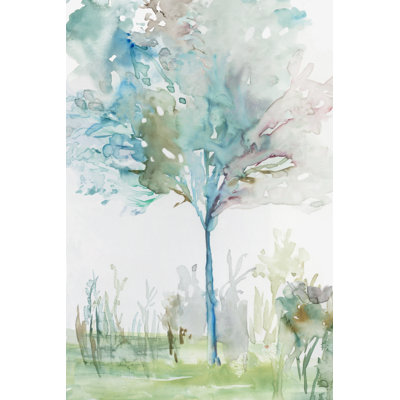 «Growing Teal I» sur toile