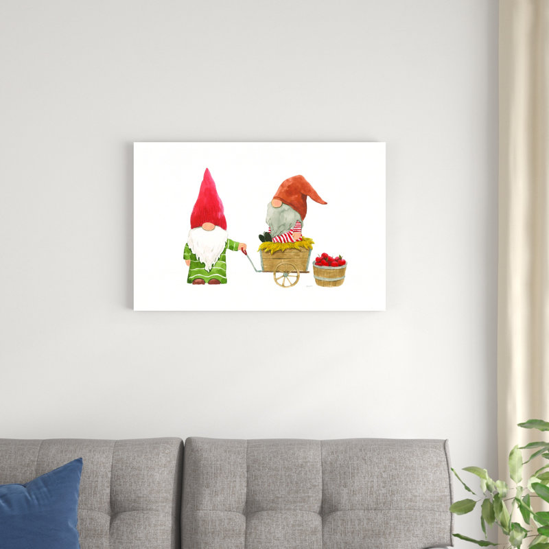 Récolte des gnomes III, H 30 po x l 20 po x P 1,25 po